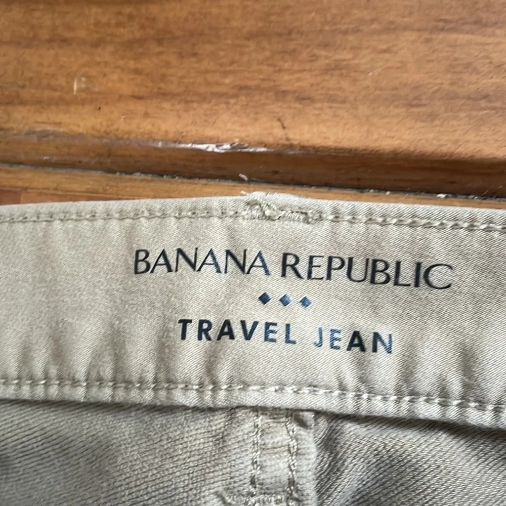 Banana Republic Khaki Travel Jeans Size 30x30